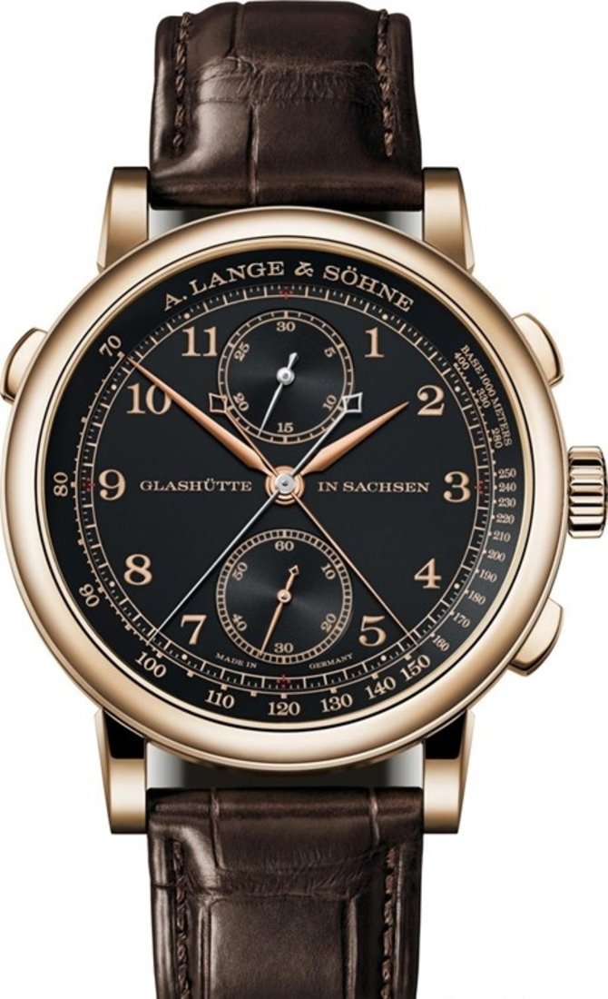 A.Lange and Sohne 425.050 1815 Rattrapante Honeygold Homage to F. A. Lange