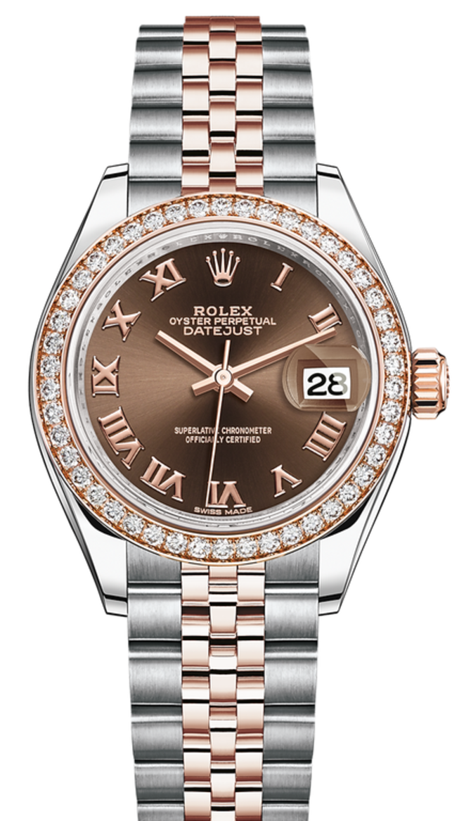 Rolex 279381RBR-0009 Datejust Ladies Oyster Perpetual 28 mm