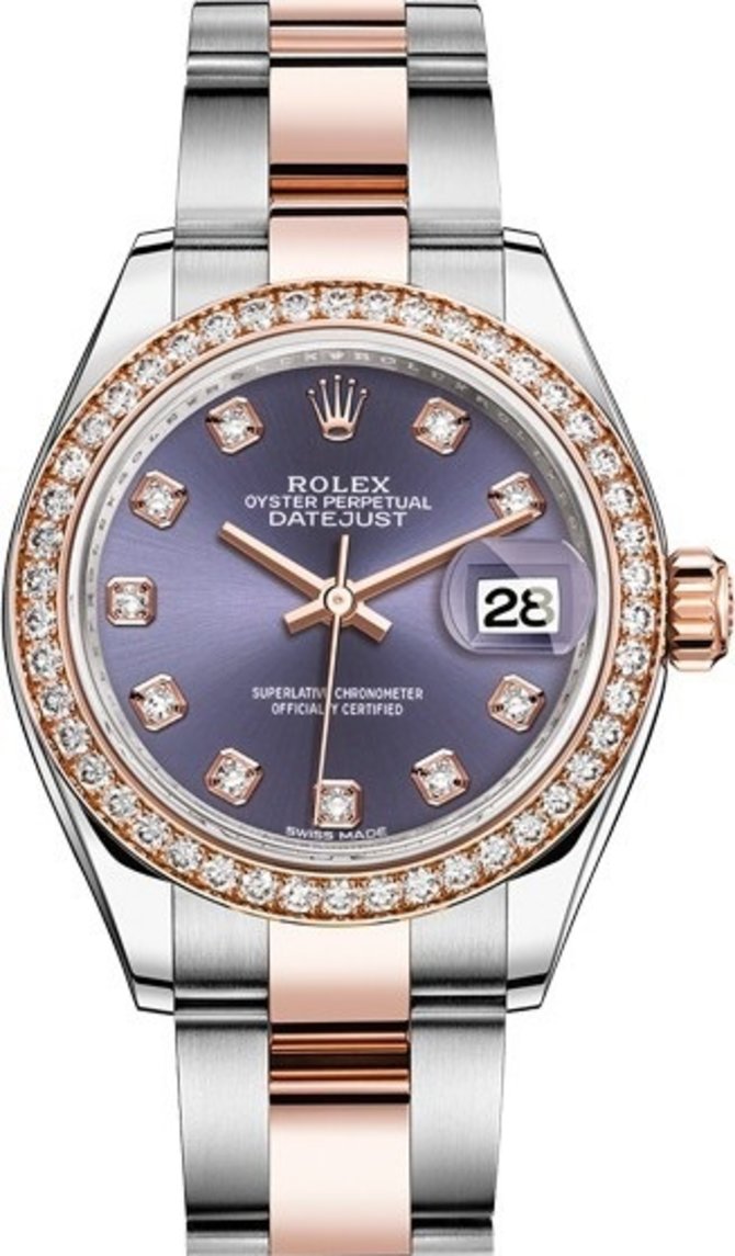 Rolex 279381rbr-0016 Datejust Ladies Oyster Perpetual 28 mm
