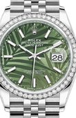 Rolex Часы Rolex Datejust M126284RBR-0039 White Rolesor Diamonds Jubilee bracelet