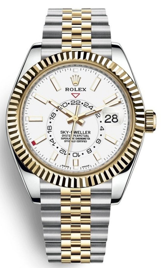 Rolex 326933-0010 Sky-Dweller 42 mm Steel and Yellow Gold