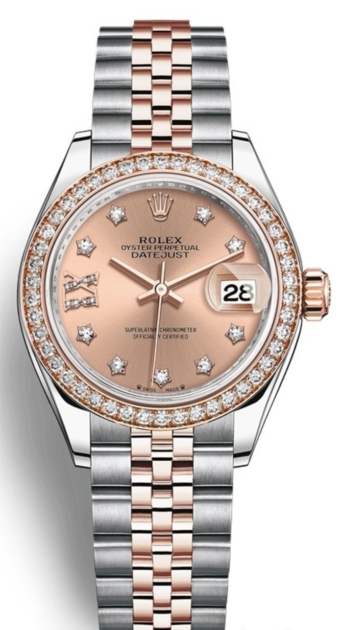 Rolex 279381rbr-0027 Datejust 28 mm Steel and Everose Gold