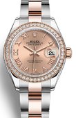 Rolex Datejust 279381rbr-0026 28 mm Steel and Everose Gold
