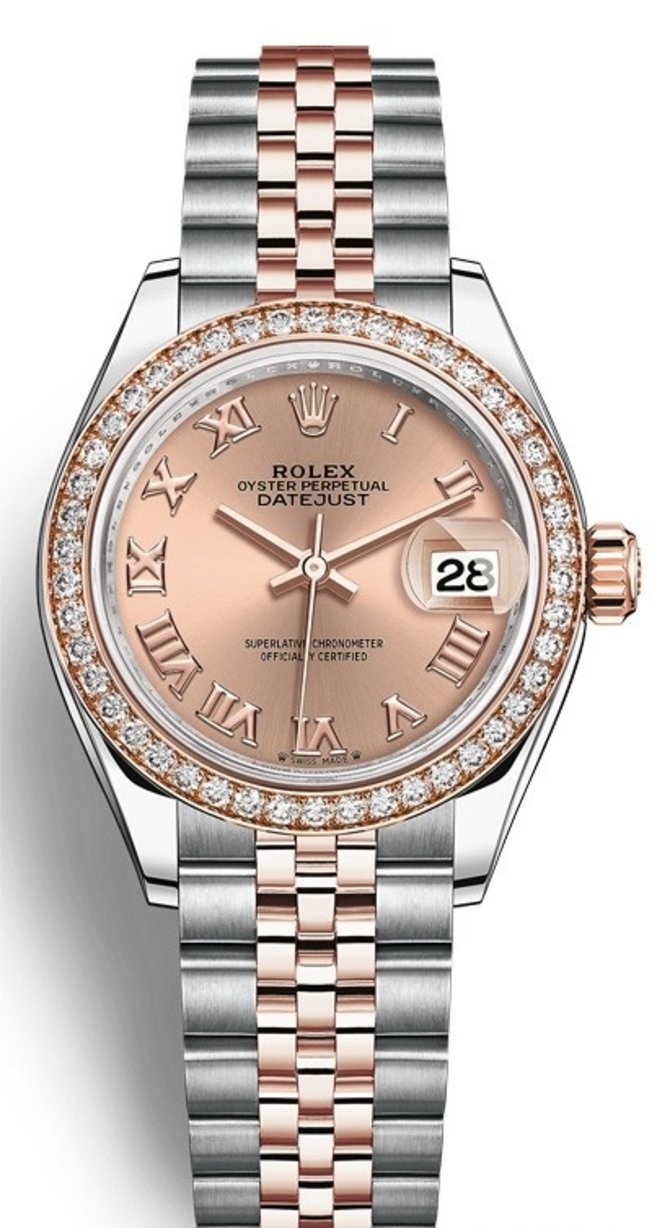 Rolex 279381rbr-0025 Datejust 28 mm Steel and Everose Gold