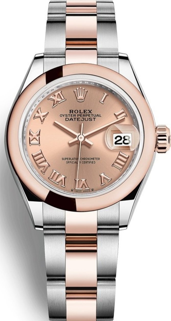 Rolex 279161-0026 Datejust Ladies Steel and Everose Gold