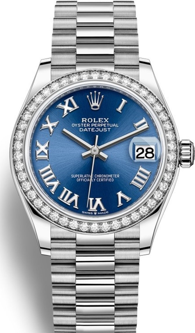 Rolex 278289rbr-0023 Datejust Ladies 31 mm Steel and White Gold
