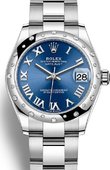 Rolex Datejust Ladies 278344rbr-0035 31 mm Steel and White Gold