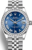 Rolex Datejust Ladies 278384rbr-0037 31 mm Steel and White Gold