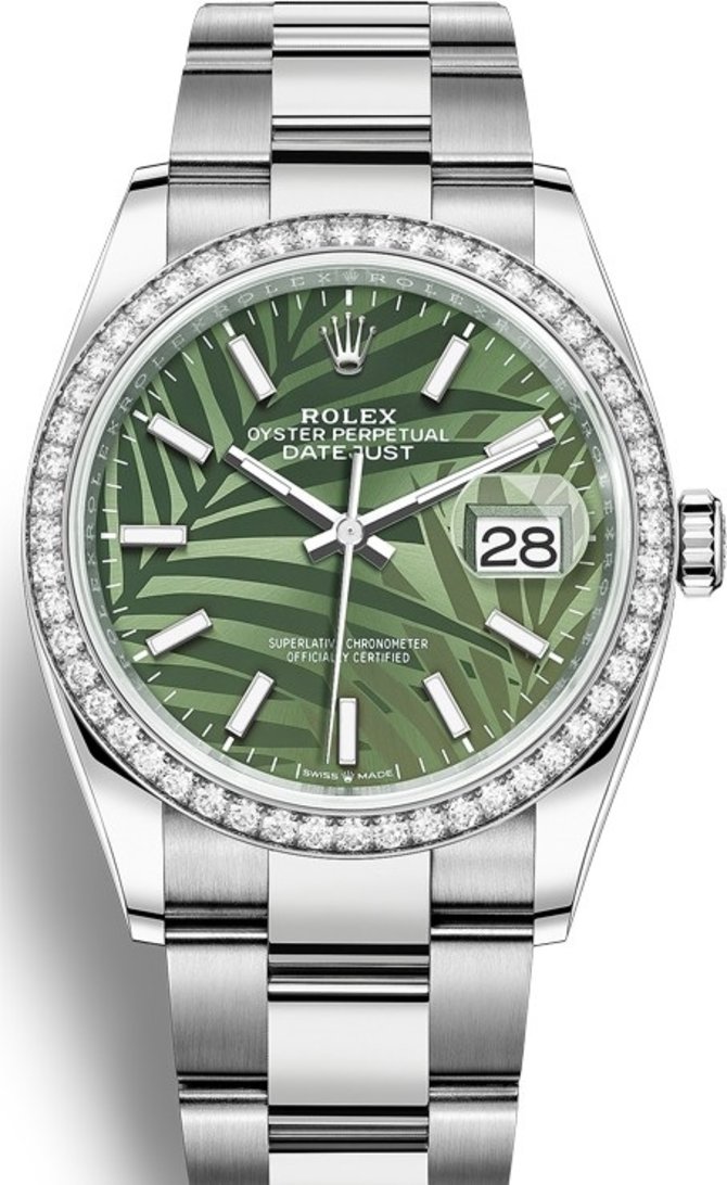 Rolex 126284rbr-0040 Datejust Ladies Steel and White Gold