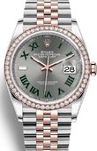 Rolex Datejust Ladies 126281rbr-0017 36 mm Steel and Everose Gold