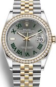 Rolex Datejust Ladies 126283rbr-0021 36 mm Steel and Yellow Gold