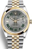 Rolex Datejust Ladies 126203-0035 36 mm Steel and Yellow Gold