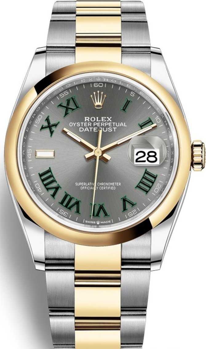Rolex 126203-0036 Datejust Ladies 36 mm Steel and Yellow Gold