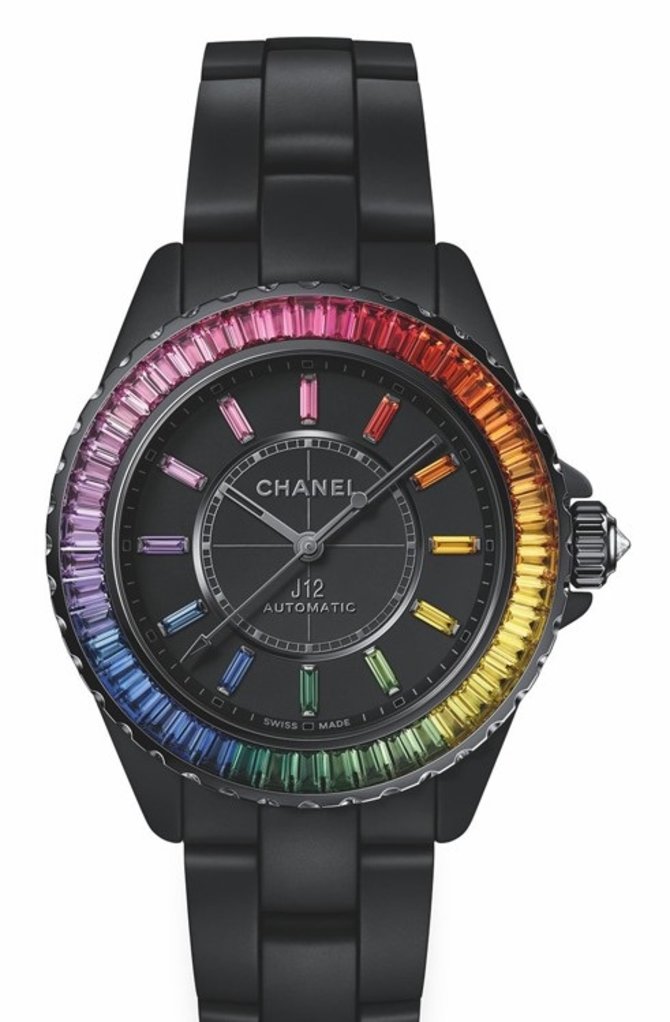 Chanel H6828 J12 Black Electro Dream