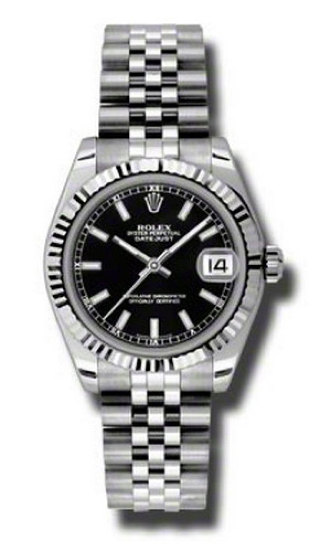 Rolex 178274 bksj Datejust Ladies Steel and White Gold - фото 1