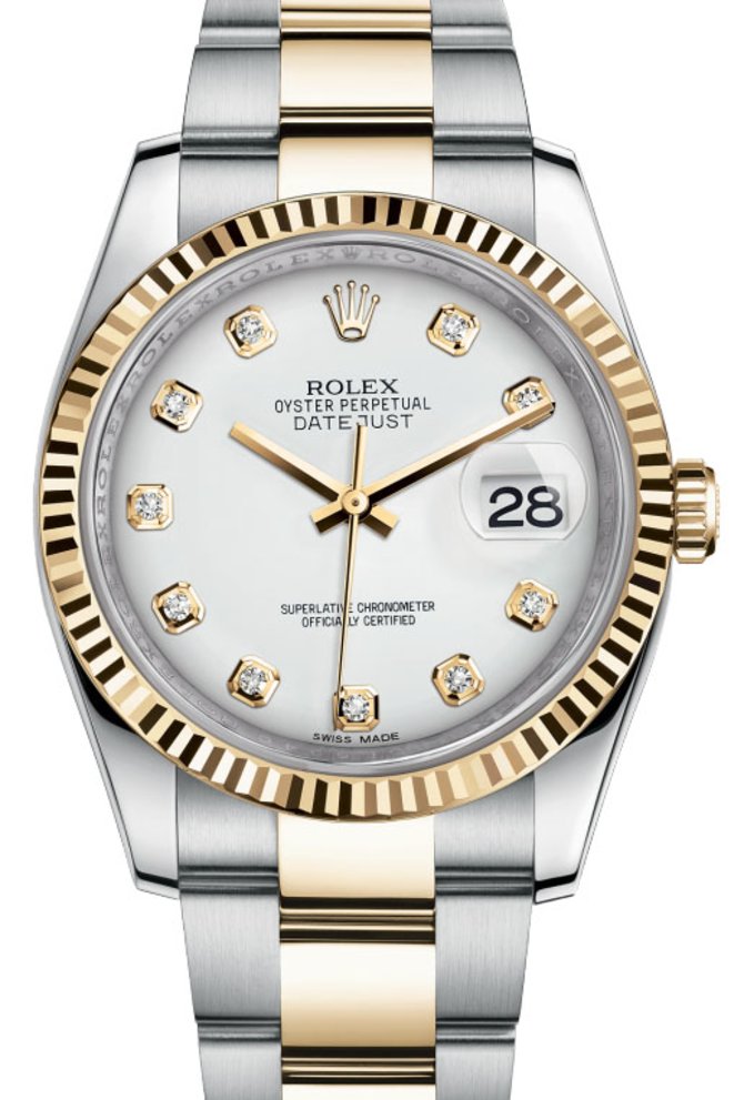 Rolex 116233 wdo Datejust Steel and Yellow Gold