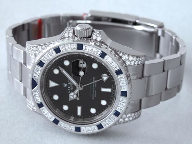 Rolex 116759SANR GMT-Master II  40mm White Gold Jewellery - фото 5