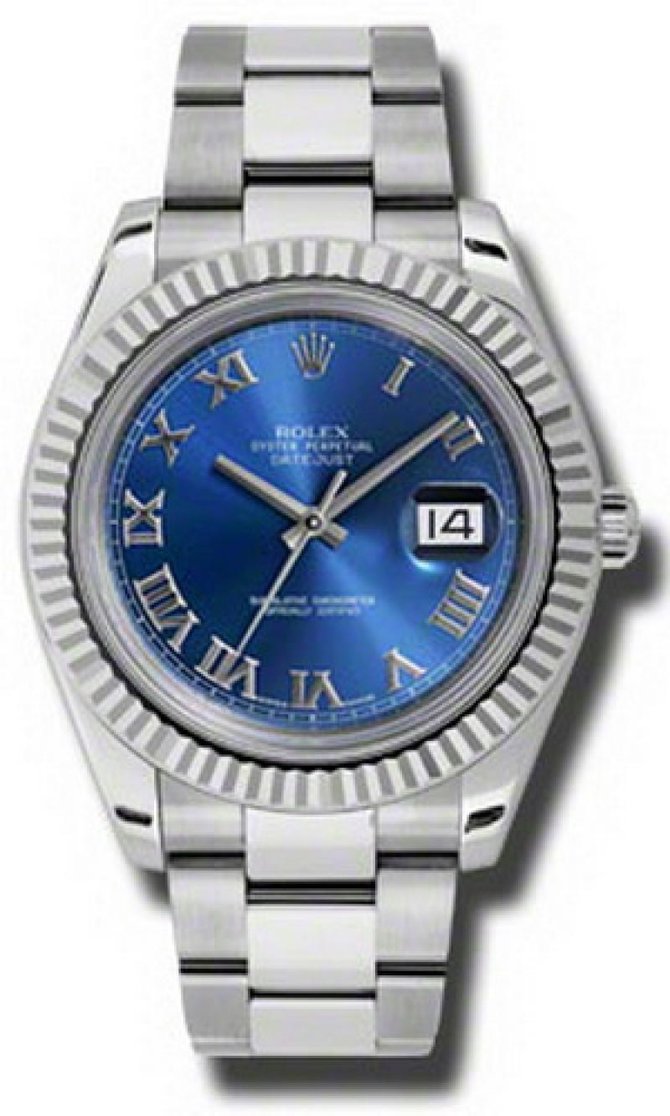 Rolex 116334 blro Datejust Steel and White Gold - фото 1