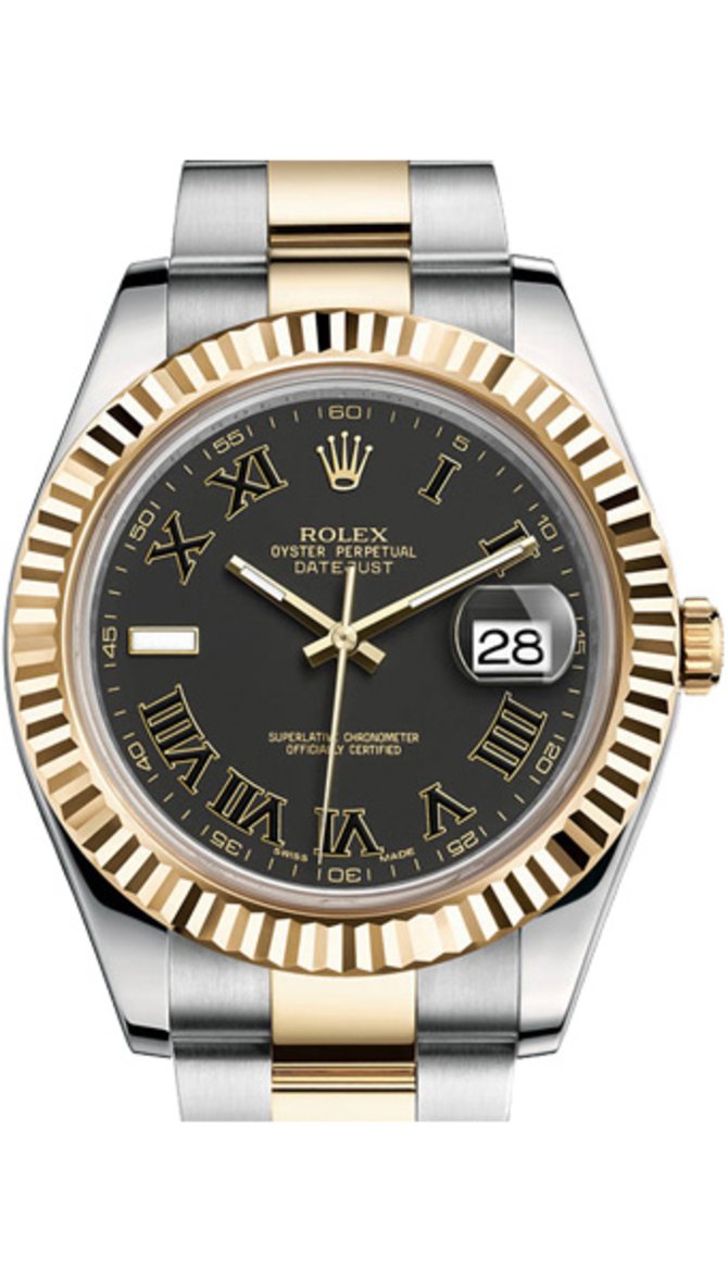 Rolex 116333 bkrio Datejust Steel and Yellow Gold - фото 1