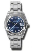 Rolex Datejust Ladies 81209 bd Special Edition White Gold