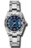 Rolex Datejust Ladies 178274 blcao Steel and White Gold