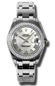 Rolex Datejust Ladies 81339 mr Special Edition White Gold