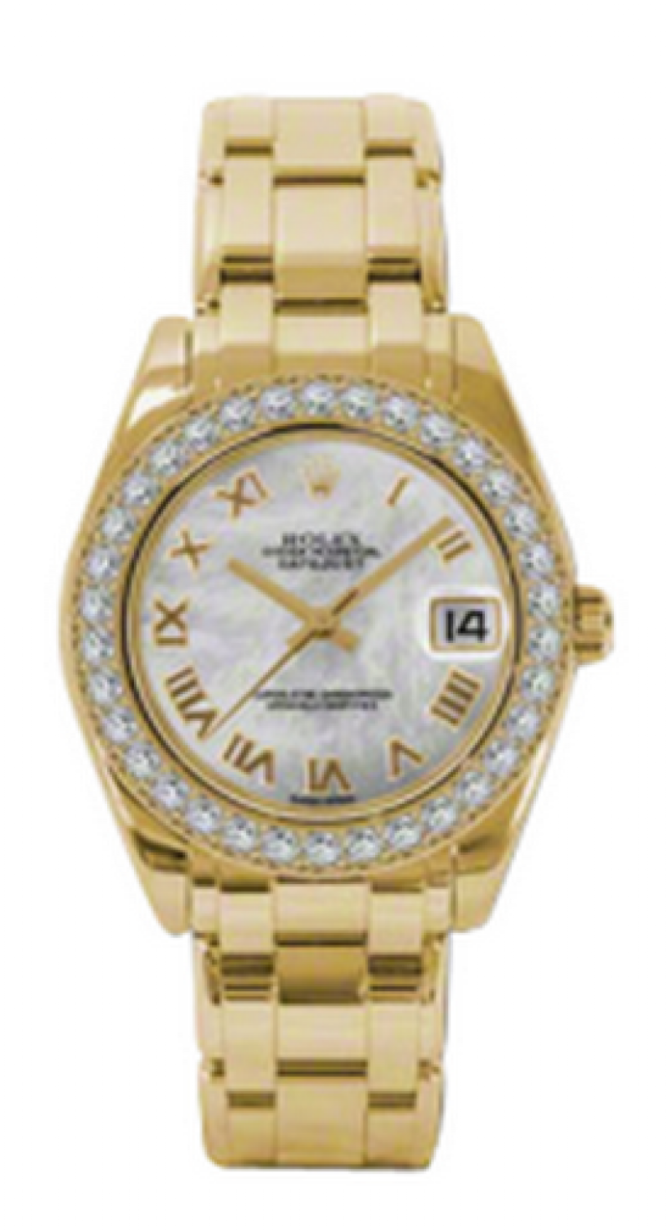 Rolex 81298 white mop Datejust Ladies Special Edition Yellow Gold - фото 1