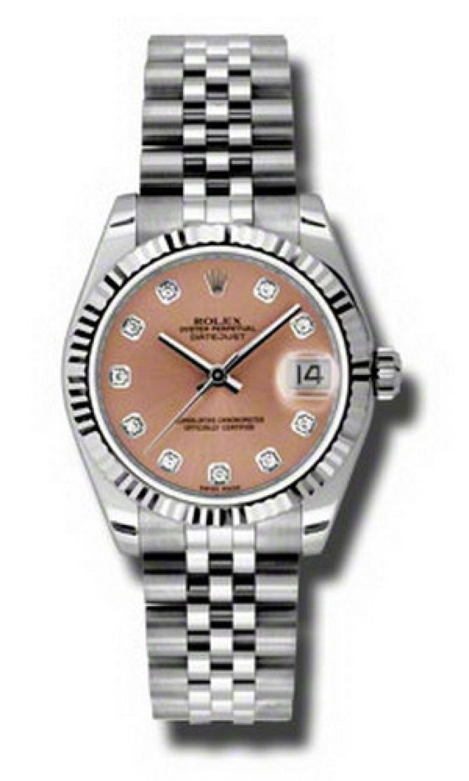 Rolex 178274 pdj Datejust Ladies Steel and White Gold - фото 1