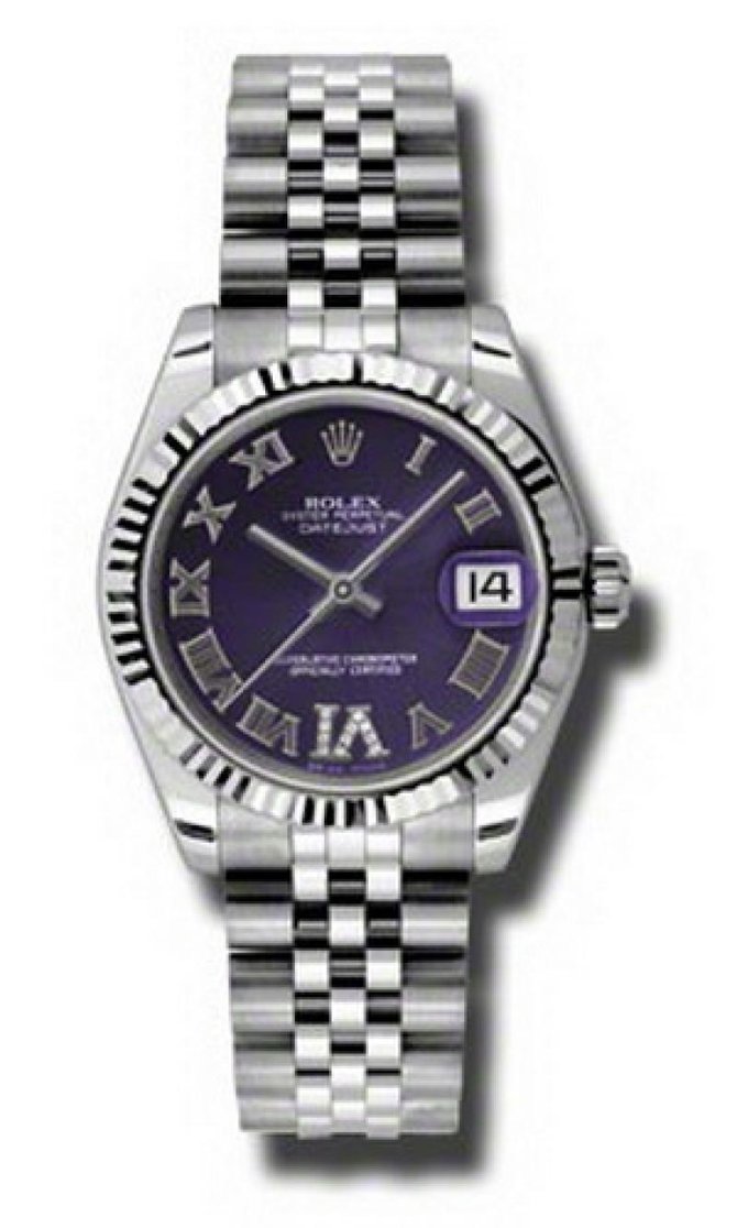 Rolex 178274 pdrj Datejust Ladies Steel and White Gold - фото 1