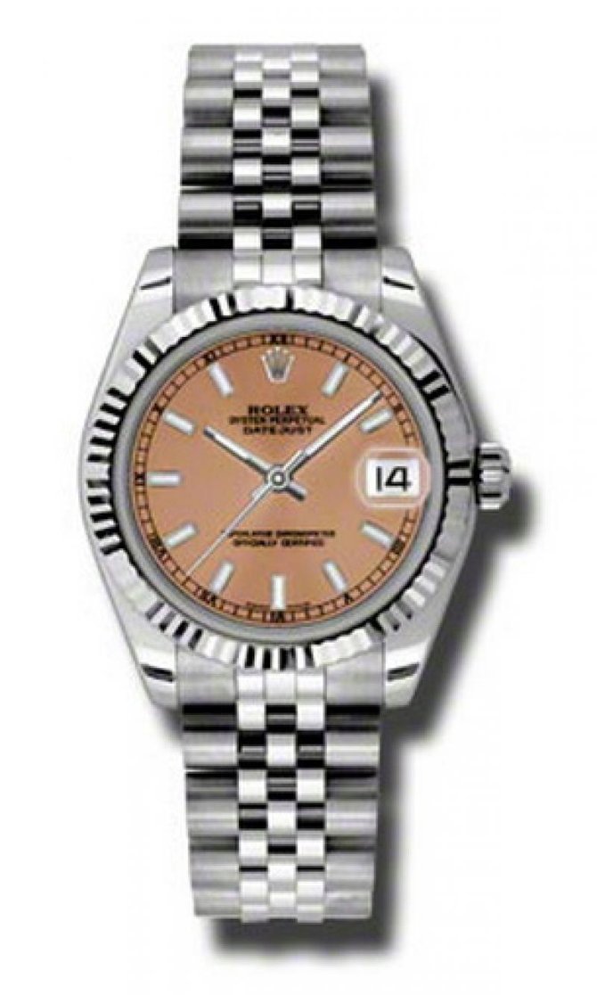 Rolex 178274 psj Datejust Ladies Steel and White Gold - фото 1