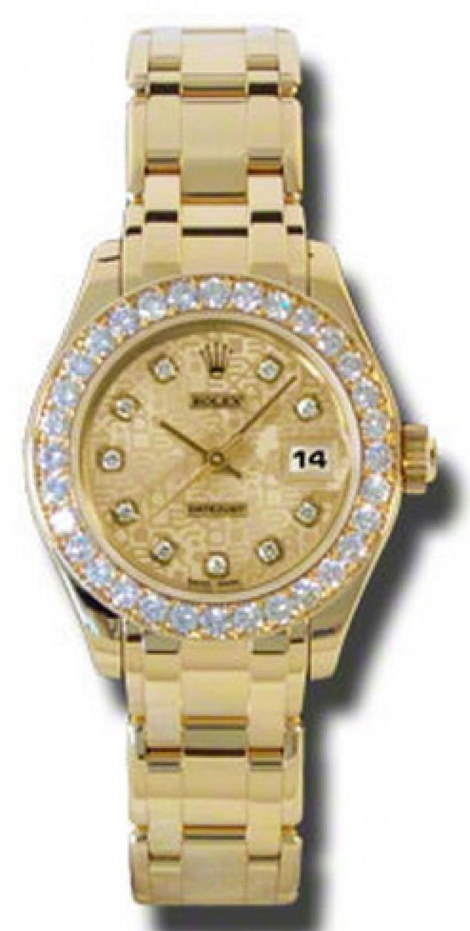 Rolex 80298 chjd Datejust Ladies Pearlmaster Yellow Gold - фото 1