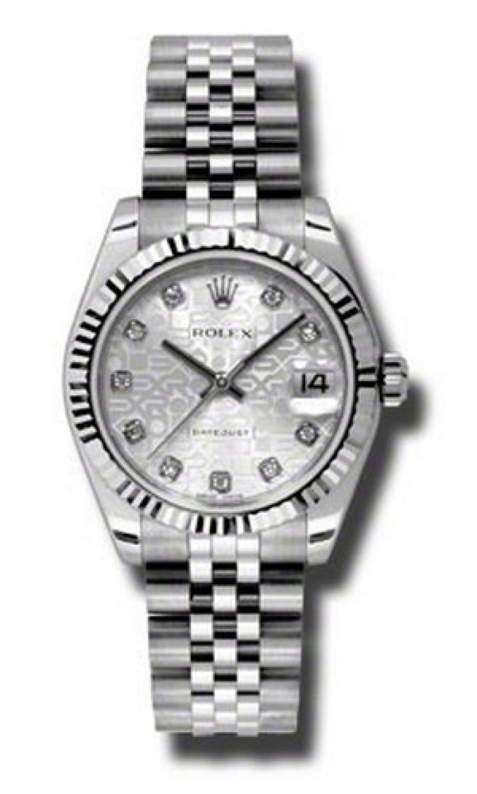 Rolex 178274 silver jubilee Datejust Ladies Steel and White Gold - фото 1