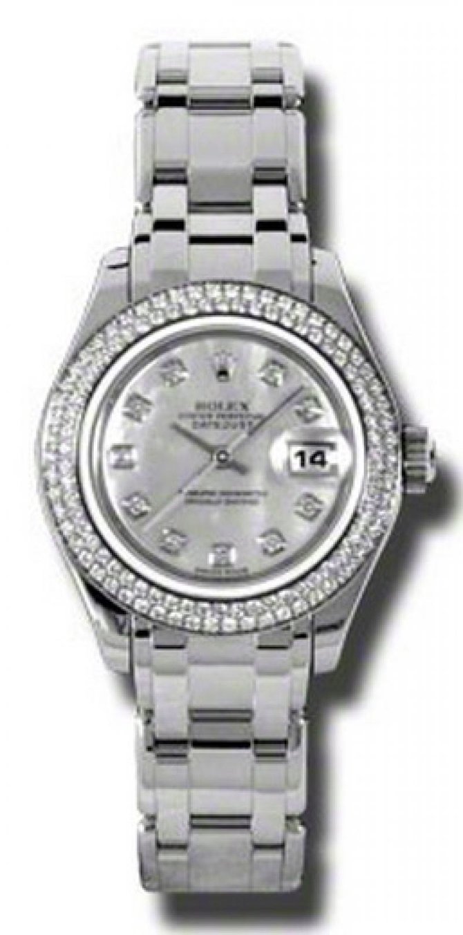 Rolex 80339 md Datejust Ladies Pearlmaster White Gold - фото 1