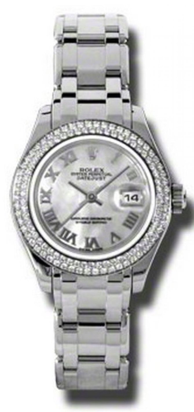 Rolex 80339 mr Datejust Ladies Pearlmaster White Gold - фото 1