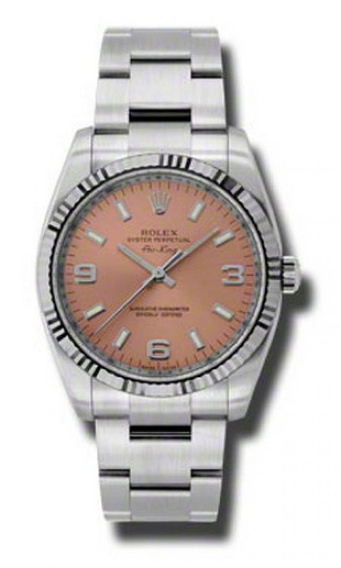 Rolex 114234 pao Oyster Perpetual Air-King 34mm Steel and White Gold - фото 1