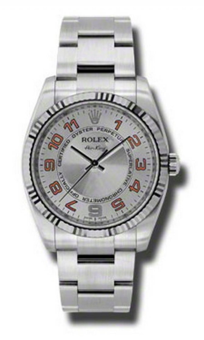 Rolex 114234 scao Oyster Perpetual Air-King 34mm Steel and White Gold - фото 1