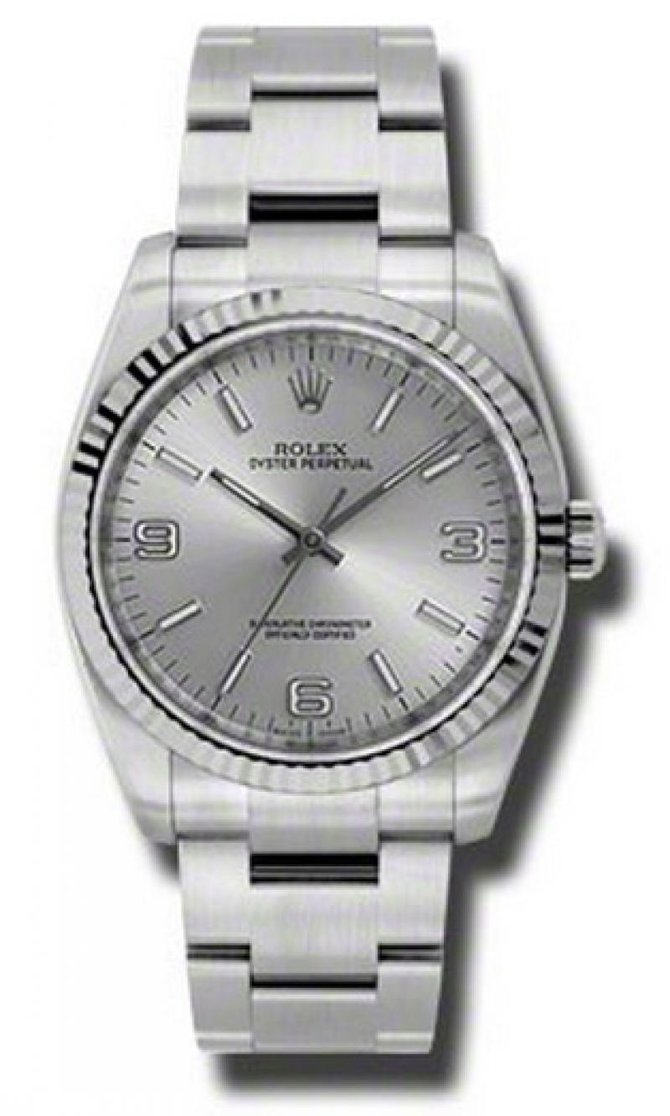 Rolex 116034 saio Oyster Perpetual 36 mm Steel and White Gold - фото 1