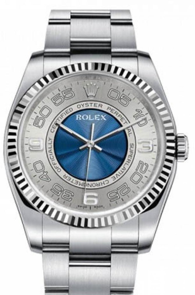 Rolex 116034 sblao Oyster Perpetual 36 mm Steel and White Gold - фото 1