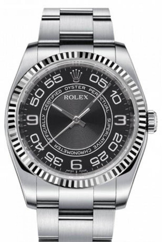 Rolex 116034 bkwao Oyster Perpetual 36 mm Steel and White Gold - фото 1