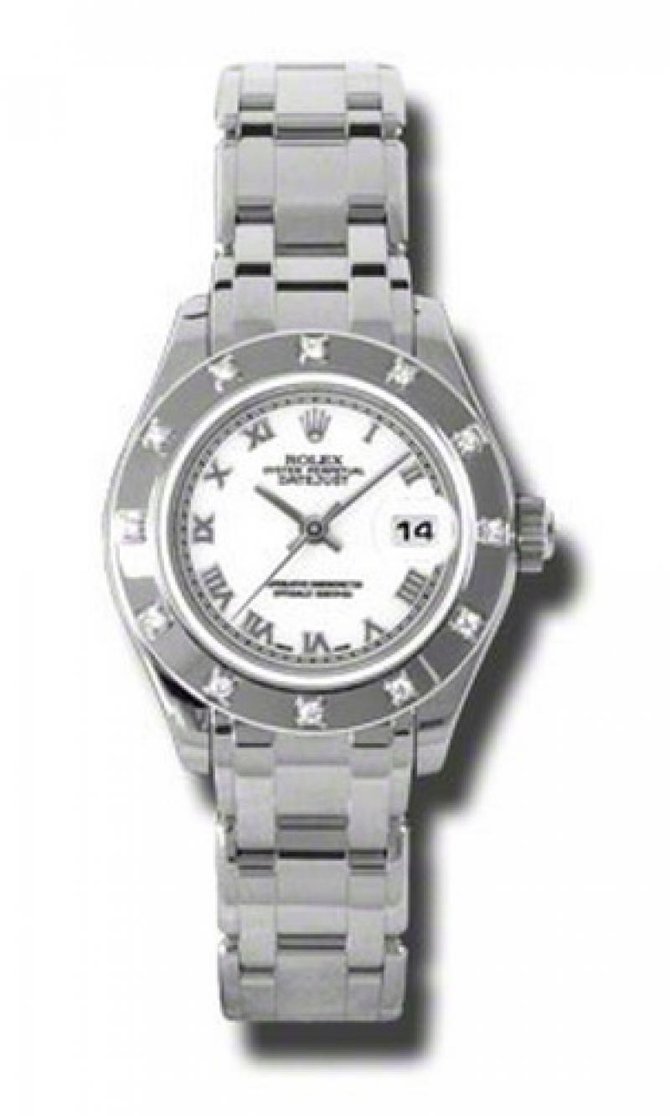 Rolex 80319 wr Datejust Ladies Lady-Datejust Pearlmaster White Gold - фото 1