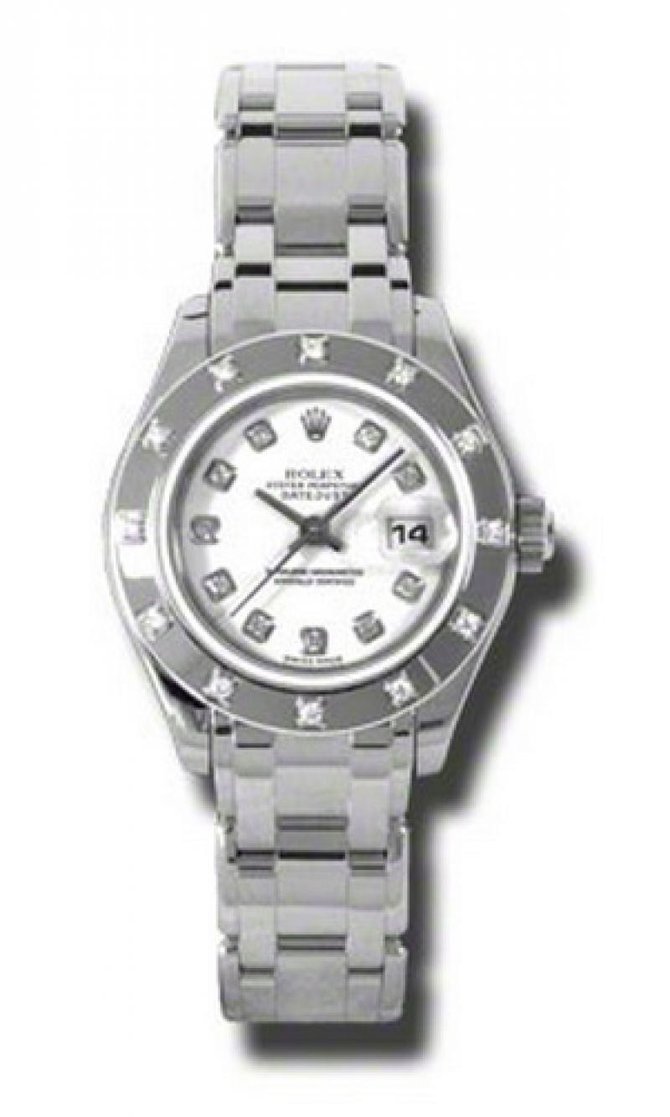 Rolex 80319 wd Datejust Ladies Pearlmaster  White Gold - фото 1
