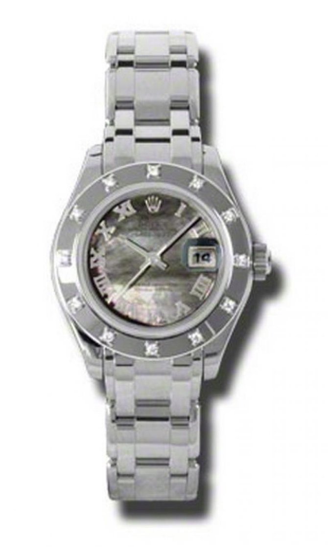 Rolex 80319 dkmr Datejust Ladies Pearlmaster White Gold - фото 1