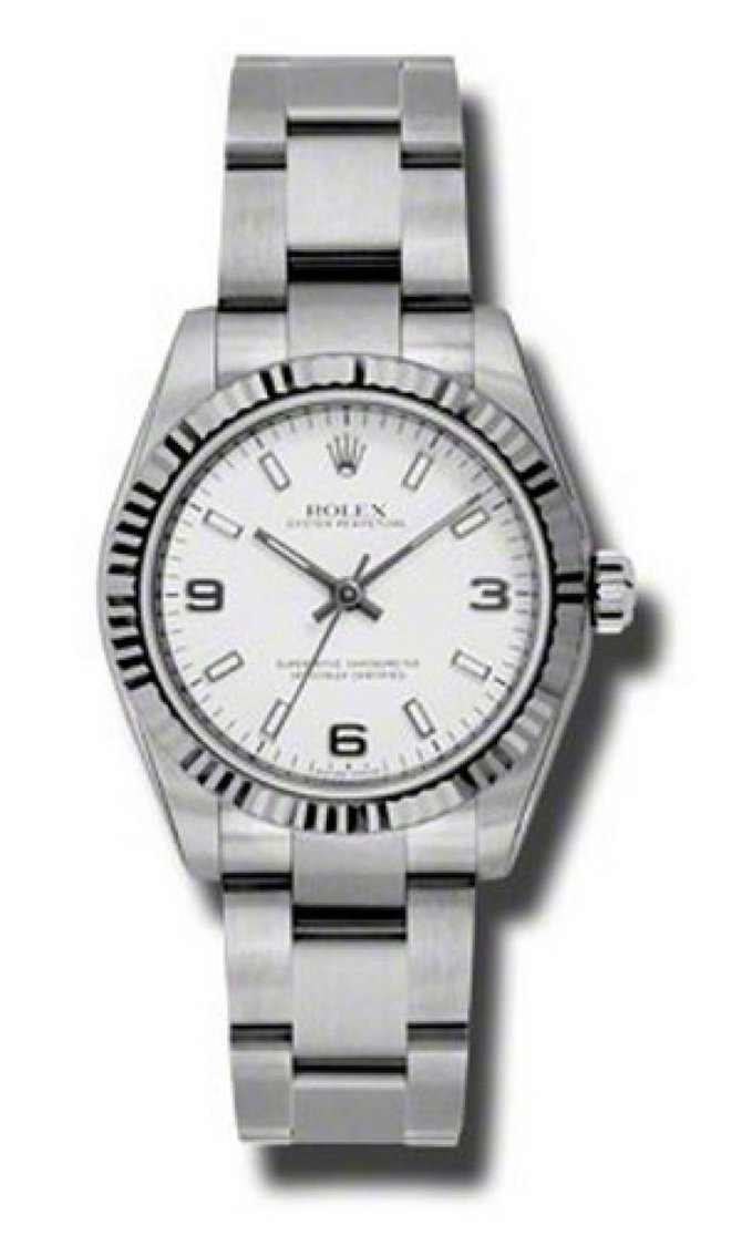 Rolex 177234 waio Oyster Perpetual Steel and White Gold - фото 1