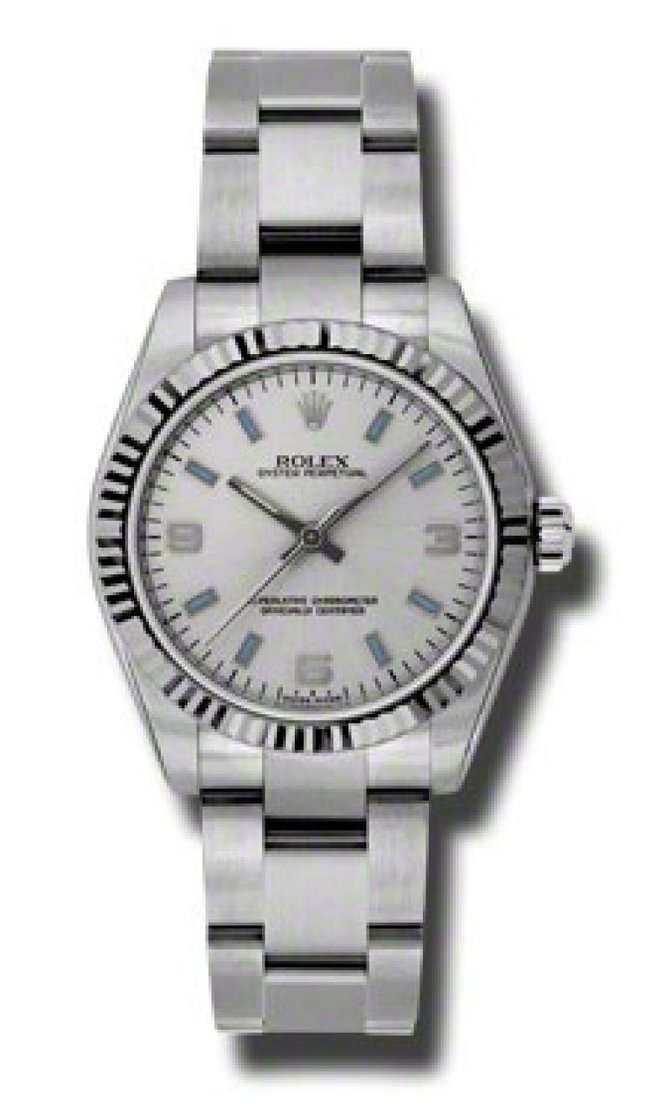 Rolex 177234 sblio Oyster Perpetual Lady Steel and White Gold - фото 1