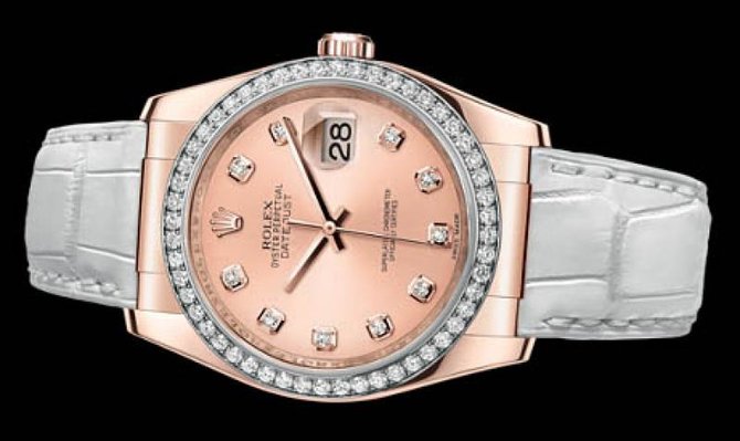Rolex 116185 rose Datejust Ladies Pink Gold - Diamond Bezel - фото 2