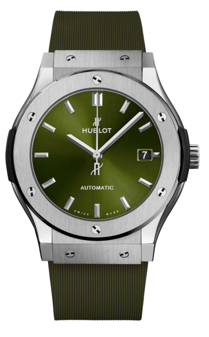 Hublot 511.NX.8970.RX Classic Fusion Titanium Green