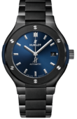 Hublot Часы Hublot Classic Fusion 568.CM.7170.CM Ceramic Blue Bracelet