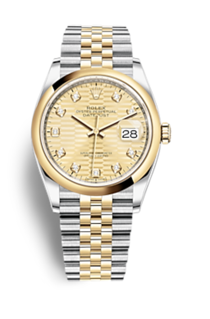 Rolex m126203-0045 Datejust Oystersteel and Yellow Gold 36 