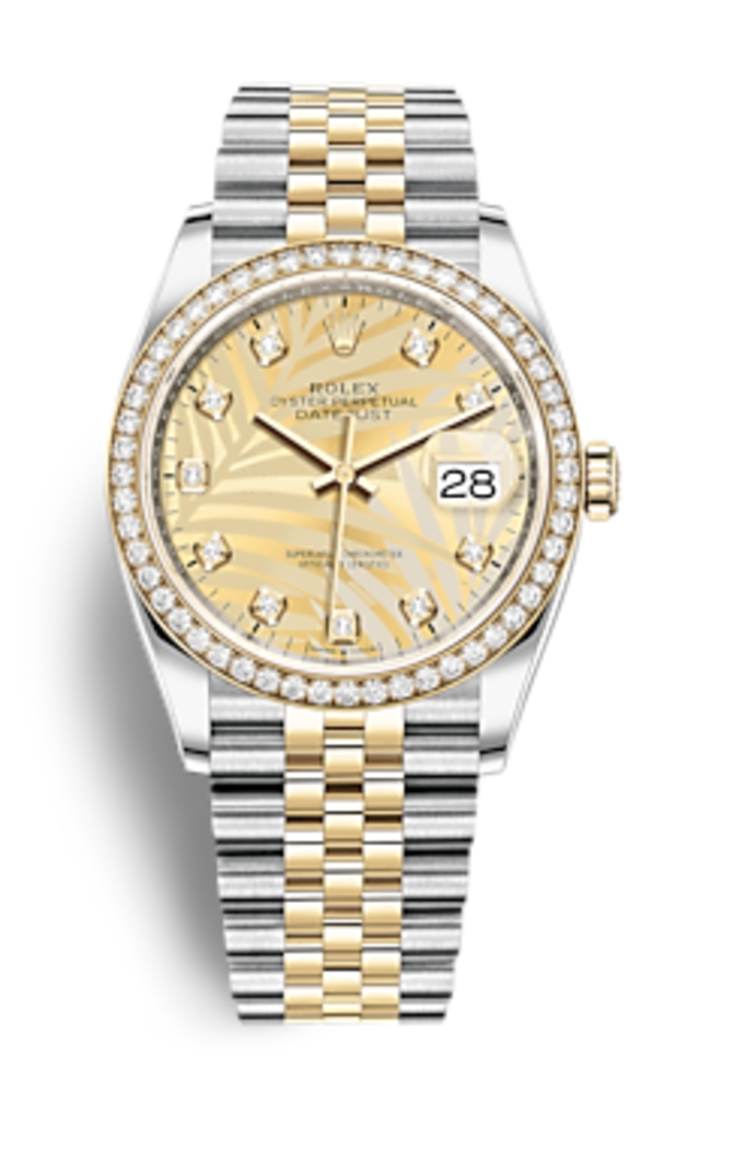 Rolex m126283rbr-0029 Datejust Oystersteel and Yellow gold Diamonds 36