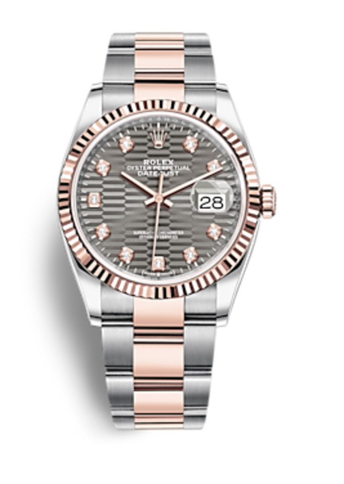 Rolex m126231-0042 Datejust Oystersteel and Everose gold 36